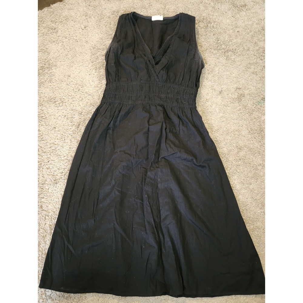 Black Converse One Star Cotton Dress Sleeveless Women's Size Medium